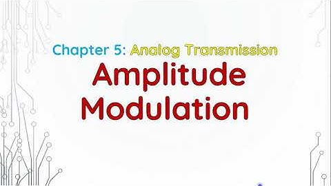 Amplitude Modulation || Data Communications & Networking by Farouzan || Bangla Lecture