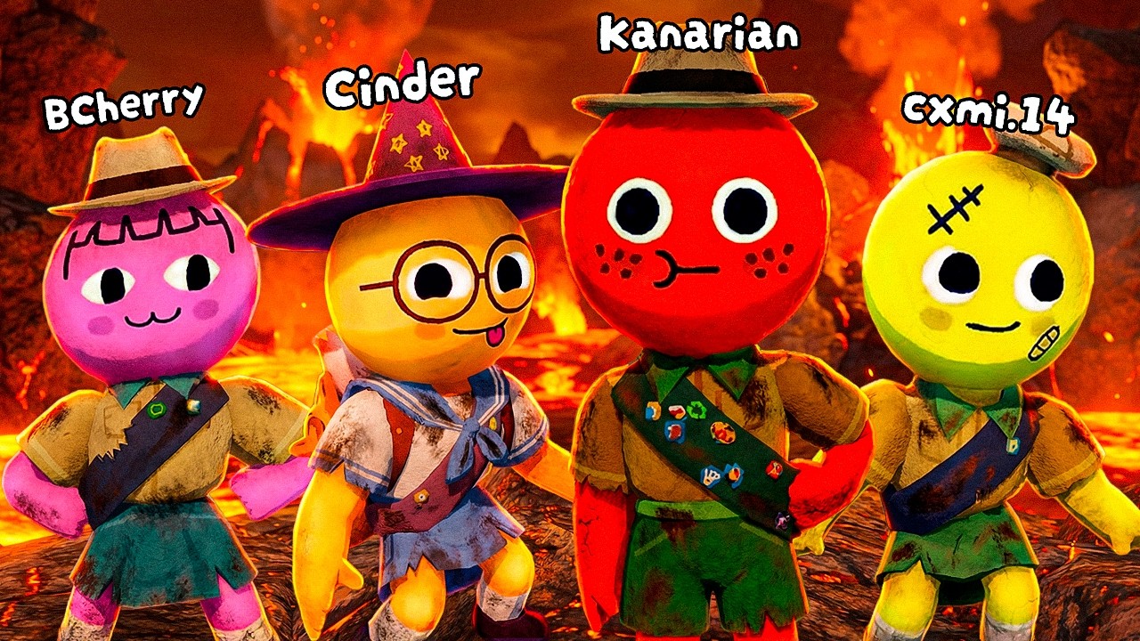 3 minutos de CAOS en PEAK 🌋 Isla de lava