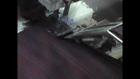 1  Attach front placket to left front type 1  F201 Folder