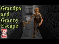 Первая встреча с безумной Бабкой и Дедом | Grandpa and Granny Escape House