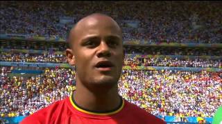 National Anthems - Argentina vs Belgium at FIFA World Cup 2014
