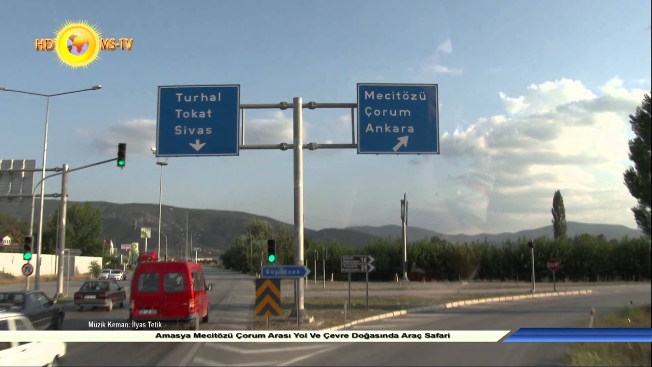 Mecitözü Amasya Çorum Arası Yol Ve Çevre Doğası