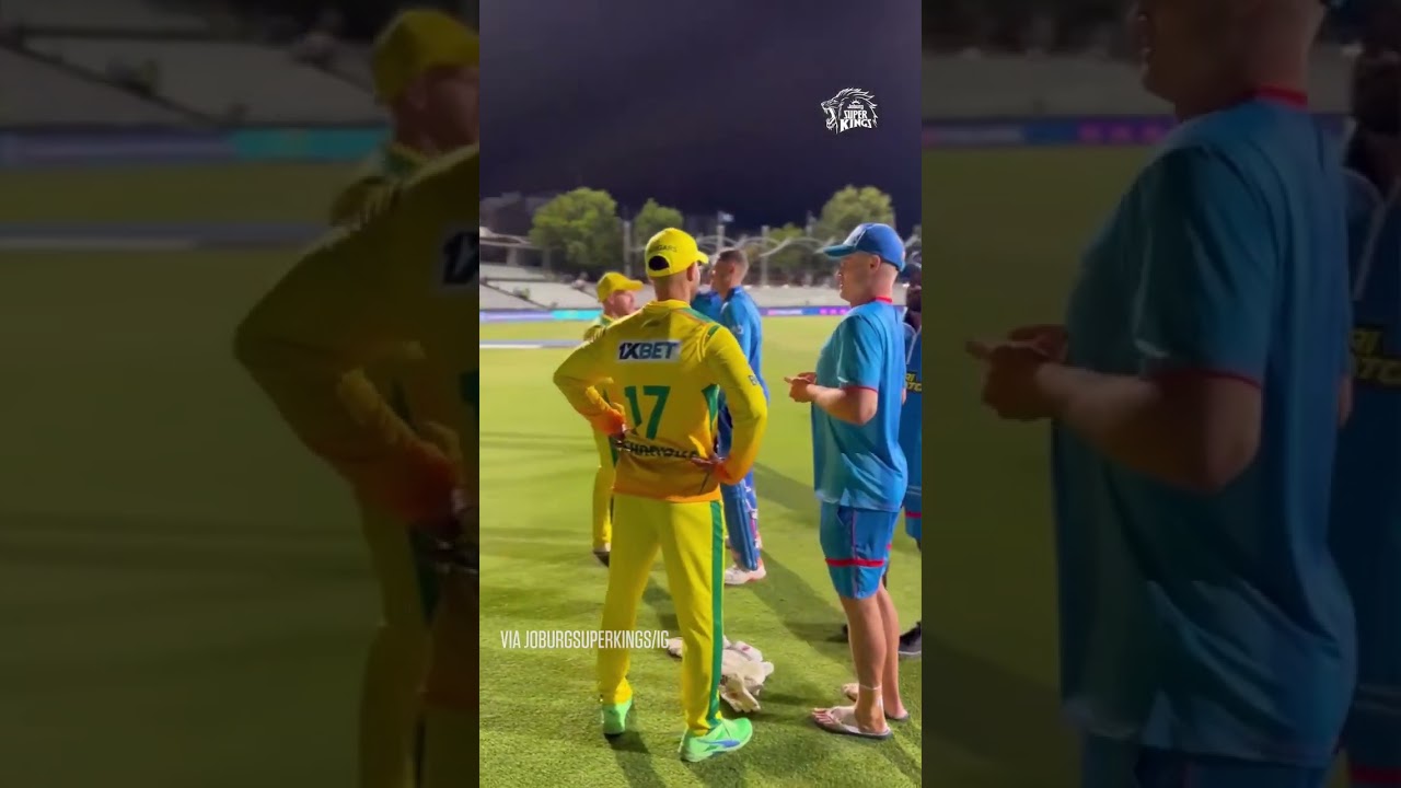 When the Joburg Super Kings and MI Cape Town met for the first time 🤝