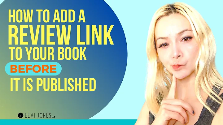 How to Add a Direct Review Link to Your Book BEFORE It Is Published