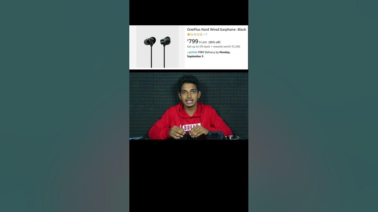 Oneplus Nord wired earphones Tamil review Oneplus wired earphones 3.5mm Oneplus earphones