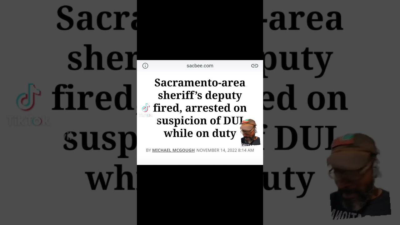California Sheriff's Deputy fired after DUI arrest. #california #shorts #acabdevil #bruh