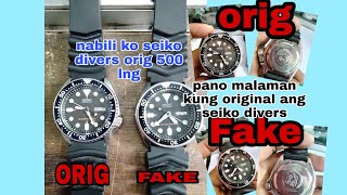 paano malalaman kung original na seiko divers ito