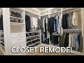Walk In Closet Remodel DIY