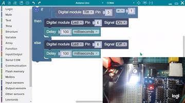 Sensores KEYESTUDIO: Programación gráfica con ArduBlock. Proyecto 15 Tilting Switch Module