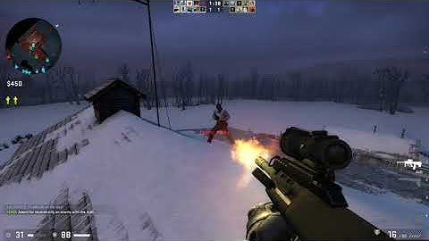 CSGO Militia - Clumsy CT rush, 4 kill, and hostage rescue...