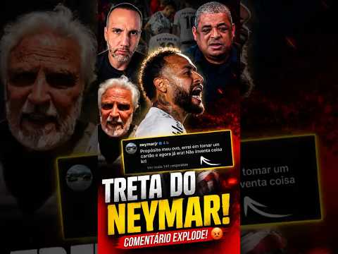 NEYMAR PERDEU A PACIÊNCIA! Comentário EXPLODE e gera TRETA com jornalistas #neymar  #react #futebol