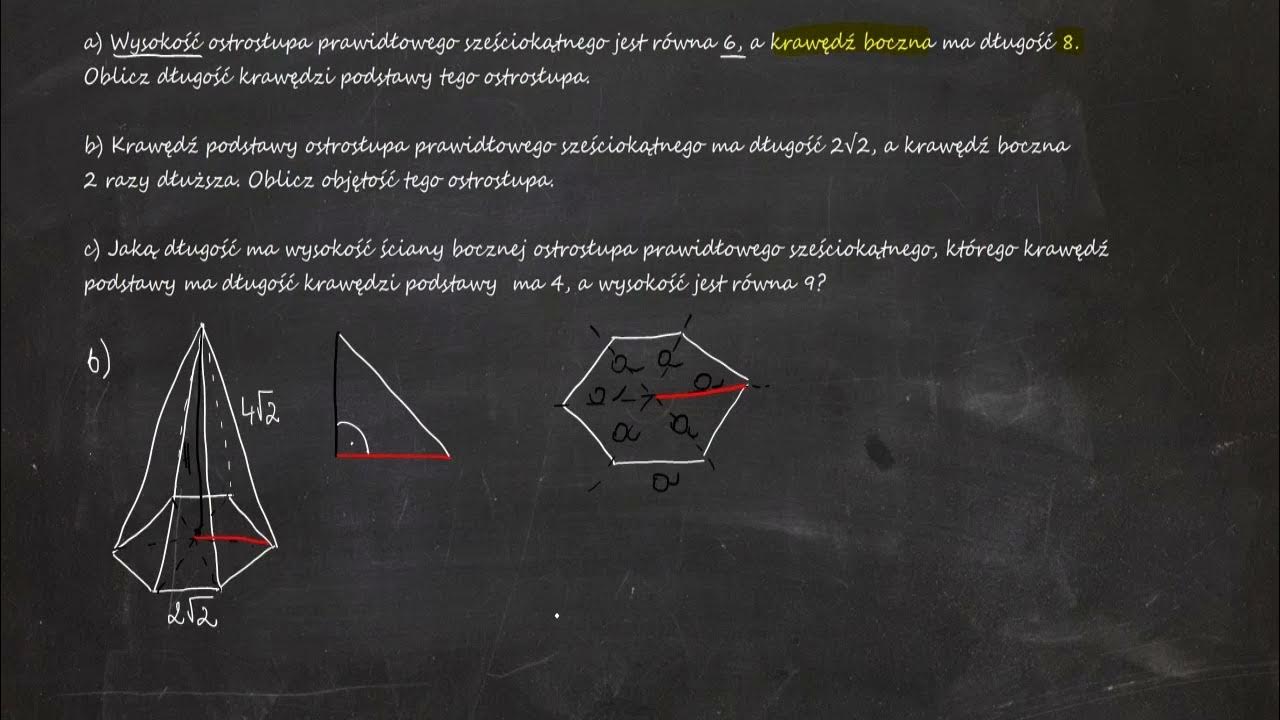 Dwa Walce Maja Taka Sama Wysokosc Promien Podstawy Jednego a) Wysokość ostrosłupa prawidłowego sześciokątnego jest równa 6, a