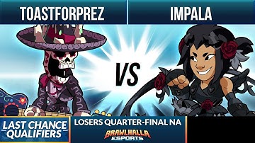 Toastforprez vs Impala - Losers Quarter-Final - BCX Last Chance Qualifier 2021 - NA 1v1