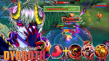 MLBB : Buffed Dyrroth Critical Damage Build ~ Build Top 1 Global Dyrroth ~ Dyrroth MLBB 🔥