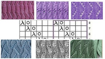 UKRAINIAN PATTERNS AND SCHEMES OPENWORK PATTERNS WITH SPOKES + SCHEMES. KNITTING.
