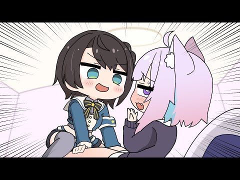 Subaru Reveling in Okayu’s Embarrassment【Hololive AnimatedClip/Eng sub】【Subaru/Okayu/Mio】
