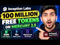 100 Million FREE AI Tokens! Inception Labs API (Tested)