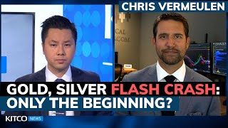 Gold, silver 'flash crashed' overnight, is the floor about to break Chris Vermeulen on next prices