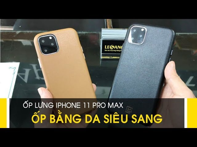 LÊ SANG | Ốp lưng iPhone 11 Pro Max / Pro Spigen La Manon Calin bằng da siêu sang