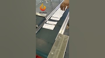 Back-sealing small pack wet wipes machine for single sheet wet wipes #restaurantwipes #cleaningwipes