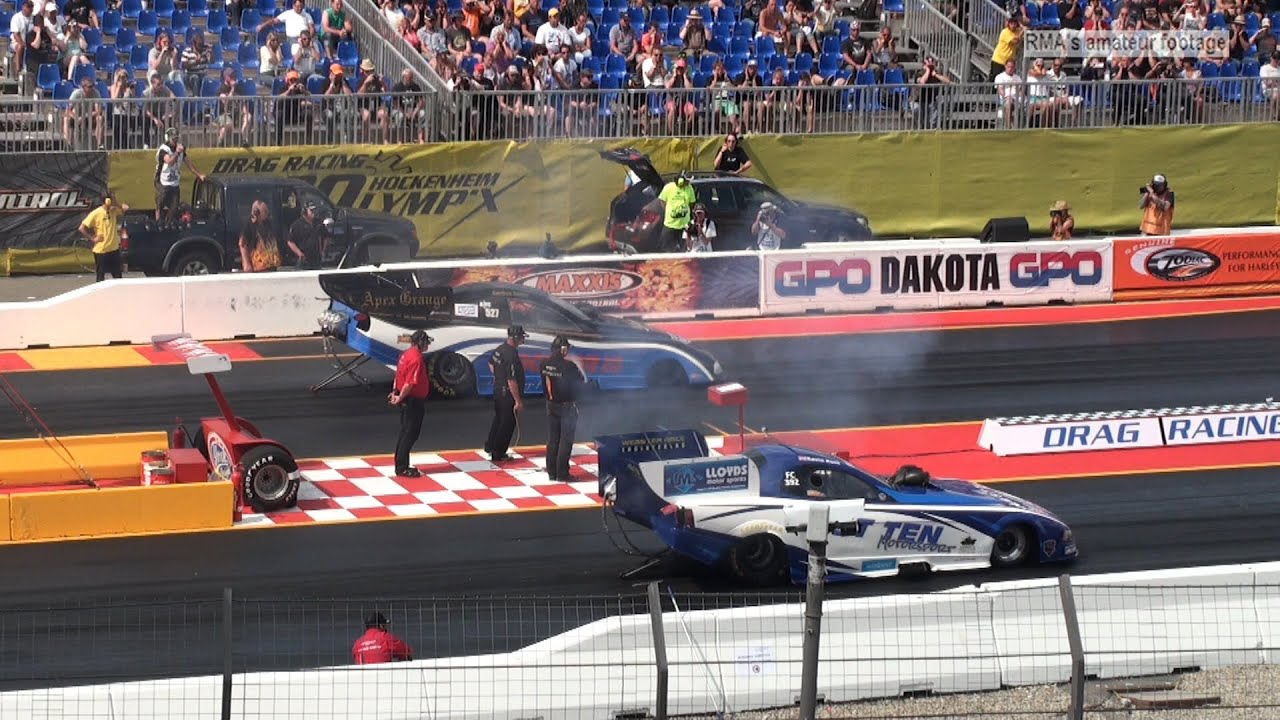 NitrOlympX 2013 - Top Fuel Funny Car Eliminations - YouTube