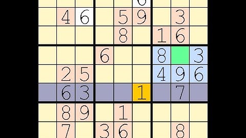 How to Solve Washington Times Sudoku Difficult  August 9, 2023