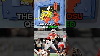 RANKING BUCKEYES QB'S #cfb #osu #collegefootball #shorts