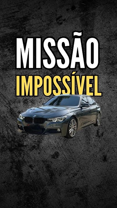 O SONHO DA 320i SEMINOVA ACABOU