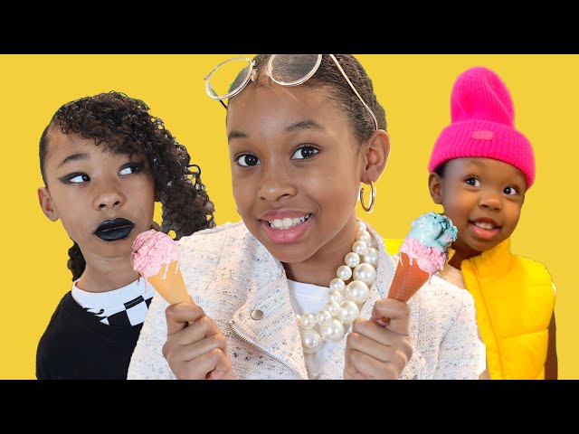 Worst Ice Cream Shop Ever! | Sekora & Sefari Play Ice cream store class=