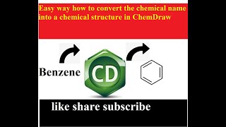 Famous #Easy #way how to convert the #chemical name into a chemical #structure in ChemDraw# Net Worth