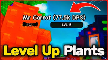 How To LEVEL UP PLANTS  in Plants vs Brainrots (Roblox)