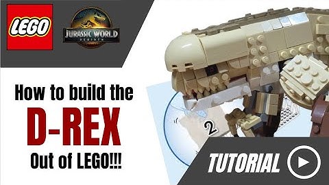 LEGO D-Rex Build Tutorial!