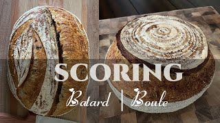 8 Ways Scoring Sourdough Bread | Batard | Boule