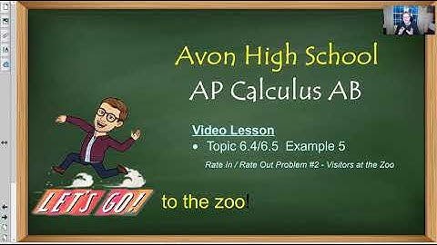 Avon High School - AP Calculus AB - Topics 6.4 and 6.5 - Example 5