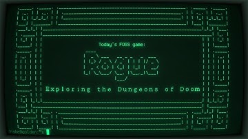 Rogue: Exploring the Dungeons of Doom (1980) — FOSS gaming on Linux!