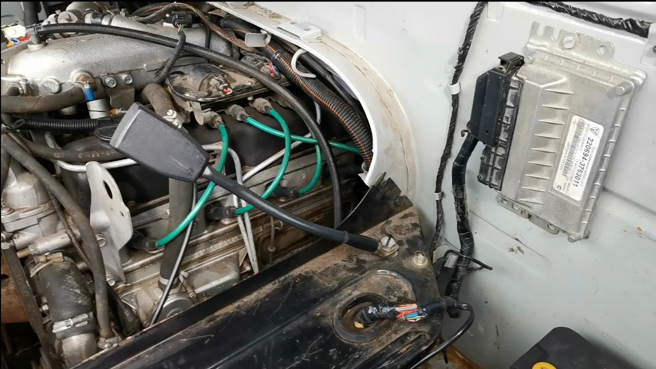 установка инжектора на уаз