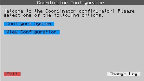 Coordinator Configurator