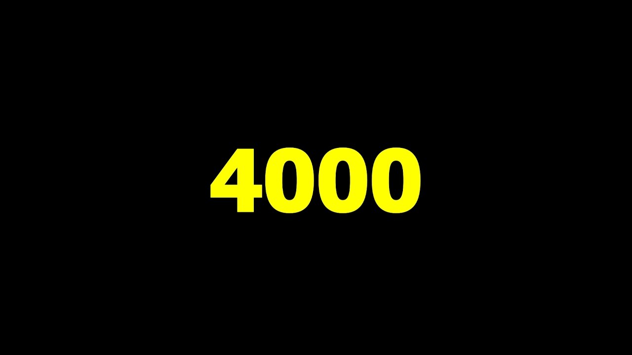 4000 YouTube