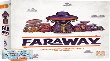 Pandasaurus Games Faraway Card Game Explore Mysterious Alula! Strategic Region Building