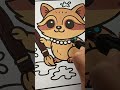 Asmr colouring #cuteanimals #coloringbook #lemyabouss #drawing