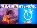 FORTNITE - HORÁRIO EVENTO AO VIVO, DETALHES e ANIMAL VOADOR?