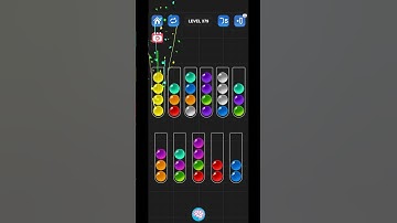 Lv 379 Ball Sort Puzzle - Color Game / 顏色分類遊戲 / ボールソーティングパズル (Guru Game)  #ballsortpuzzle