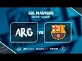 RL - FC Barcelona vs ARG - ESL Masters España Rocket League - Finales