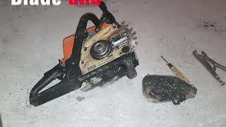 Chainsaw sprocket replacement