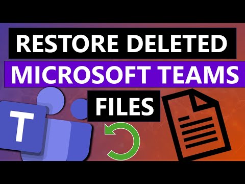 How to Recover Deleted Microsoft Teams Files - Quick Tutorial