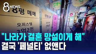 'Marriage Penalty' Abolished; Low-Interest Loans for Youth Housing Under 400 Million Won / SBS 8 ...