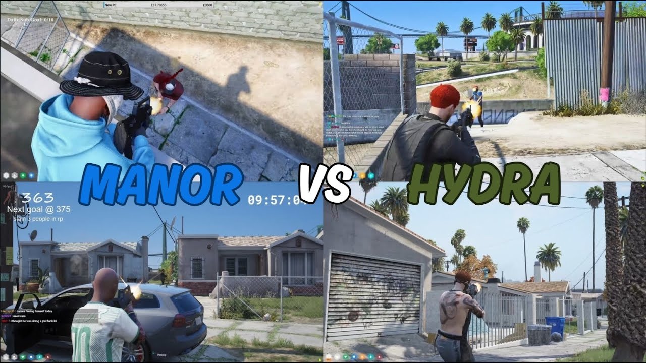 Hydra Push Manor At Grove After Bank Truck Shootout | Multi POV | NoPixel 4.0 GTA RP