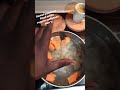 who knew? (sweet potatos float, regular don't)