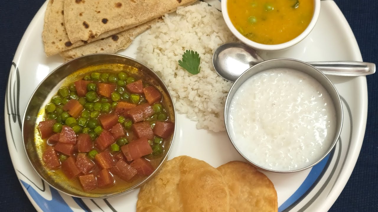 Today's lunch veg thali🍲🍛😋