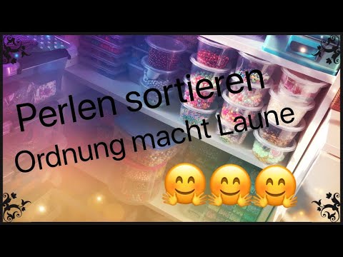 Video: So Sortieren Sie Perlen